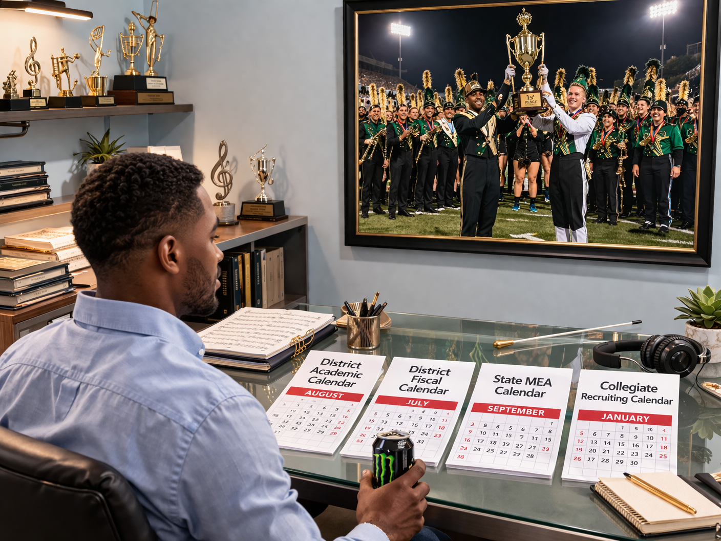 <p>Four Calendars, One Job: The Fine Arts Director’s Guide to the Music Recruiting Calendar</p>